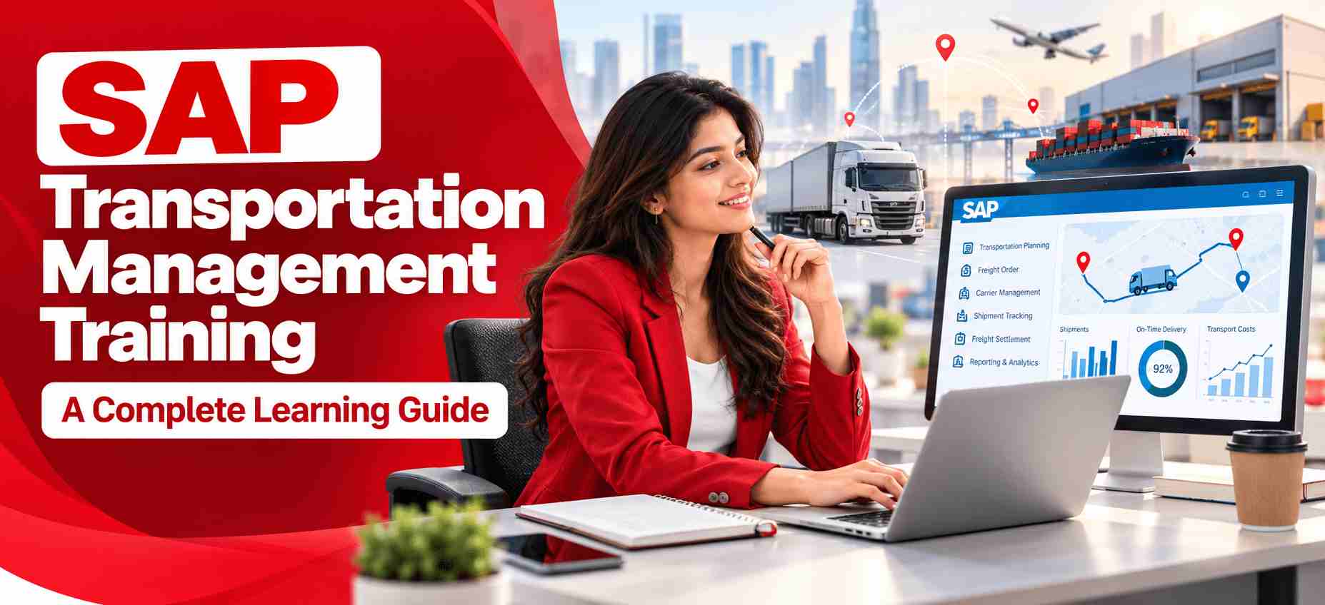 SAP Transportation Management Training guide covering course syllabus, freight management, transportation planning, and career opportunities.